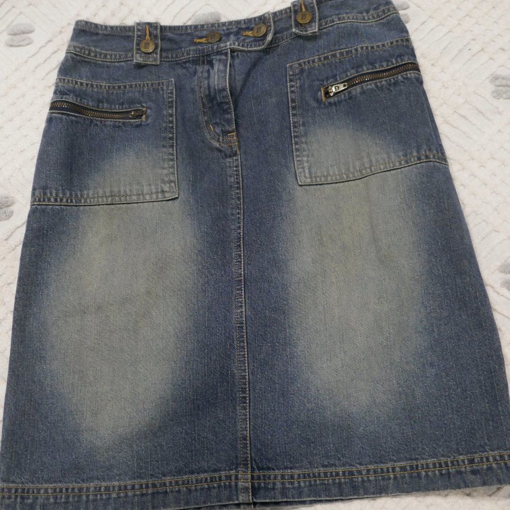 NY Jeans; New York & Company: Denim Skirt, size 2, XS